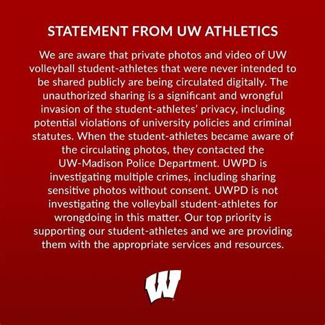 wisconsin volleyball.team leak|Police investigating after private photos of Wisconsin。